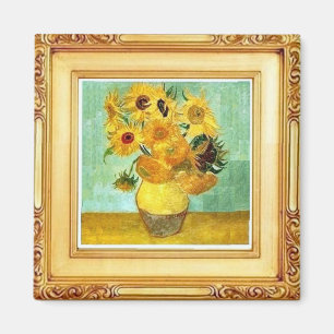 Imán Van Gogh - Sunflowers - Art
