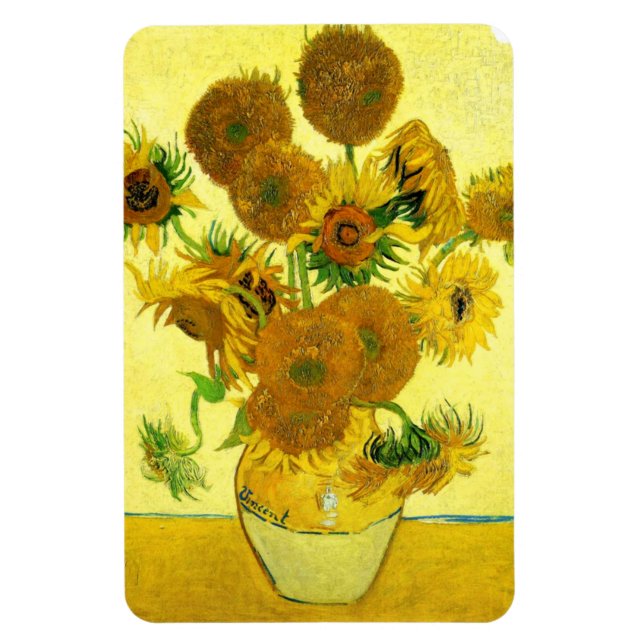 Imán Van Gogh Sunflowers Magnet (Vertical)