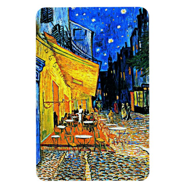 Imán Van Gogh - Terraza Cafe, Place-du-Forum, Arles (Vertical)