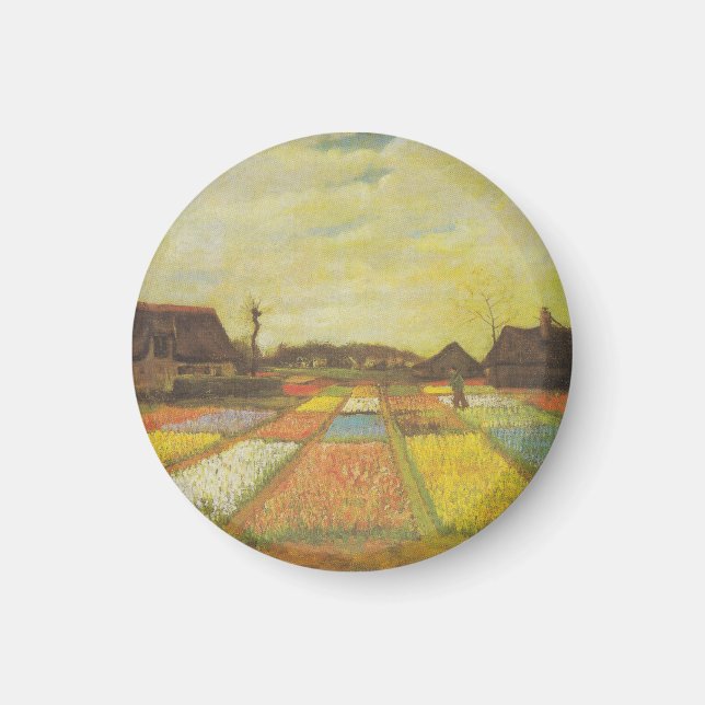 Imán Van Gogh Tulip Fields Fridge Magnet Gift (Frente)