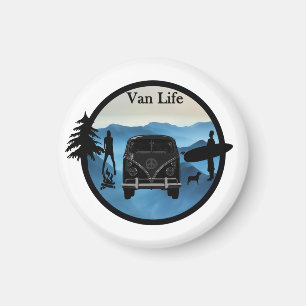 Imán Van Life aventura