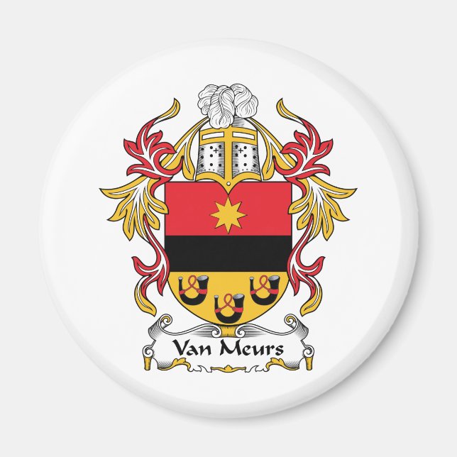 Imán Van Meurs Family Crest (Frente)