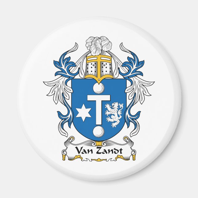 Imán Van Zandt Family Crest (Frente)