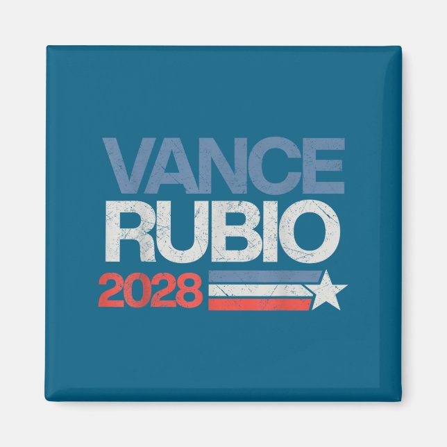 Imán Vance Rubio 2028 President Jd Vance Marco Rubio Us (Frente)