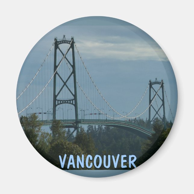 Imán Vancouver BC Souvenir Magnets Vancouver Gifts (Frente)