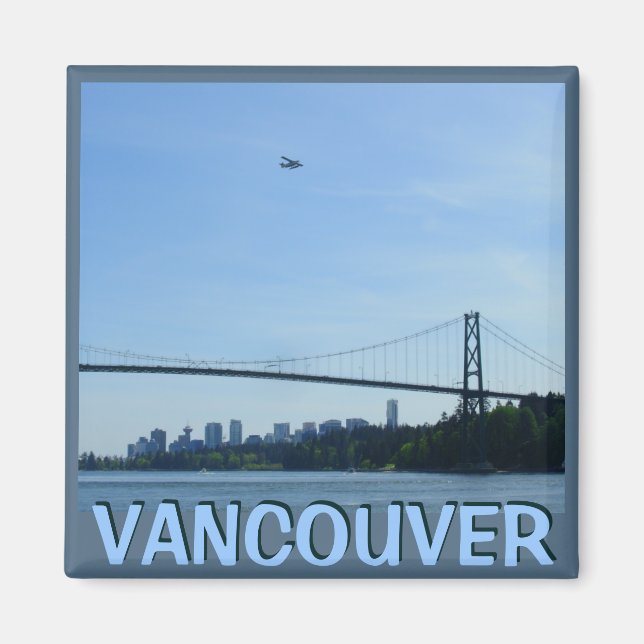 Imán Vancouver BC Souvenir Magnets Vancouver Gifts (Frente)