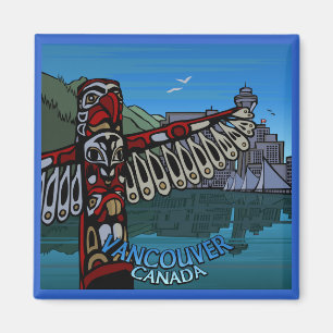 Imán Vancouver BC Souvenir Magnets Vancouver Gifts