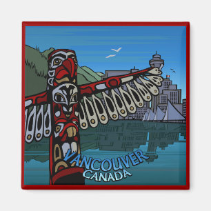 Imán Vancouver BC Souvenir Magnets Vancouver Gifts