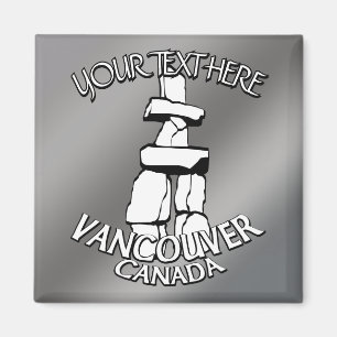 Imán Vancouver Canada Fridge Magnets Souvenir Magnetts
