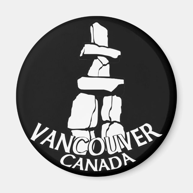 Imán Vancouver Canada Fridge Magnets Souvenir Magnetts (Frente)