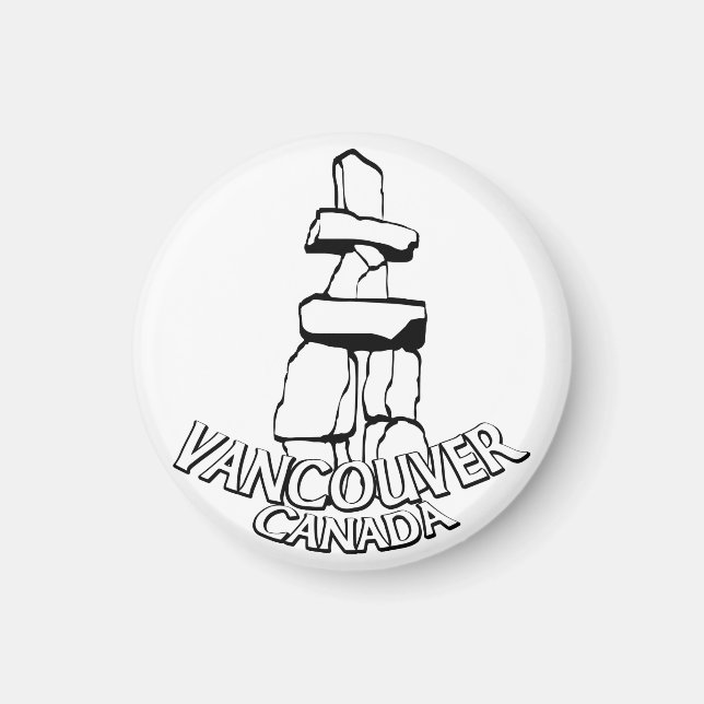 Imán Vancouver Canada Fridge Magnets Souvenir Magnetts (Frente)