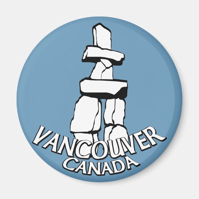 Imán Vancouver Canada Fridge Magnets Souvenir Magnetts (Frente)
