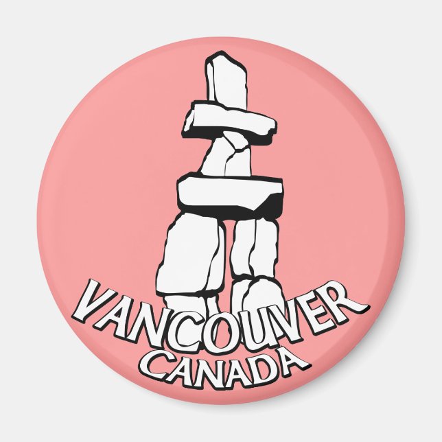 Imán Vancouver Canada Fridge Magnets Souvenir Magnetts (Frente)
