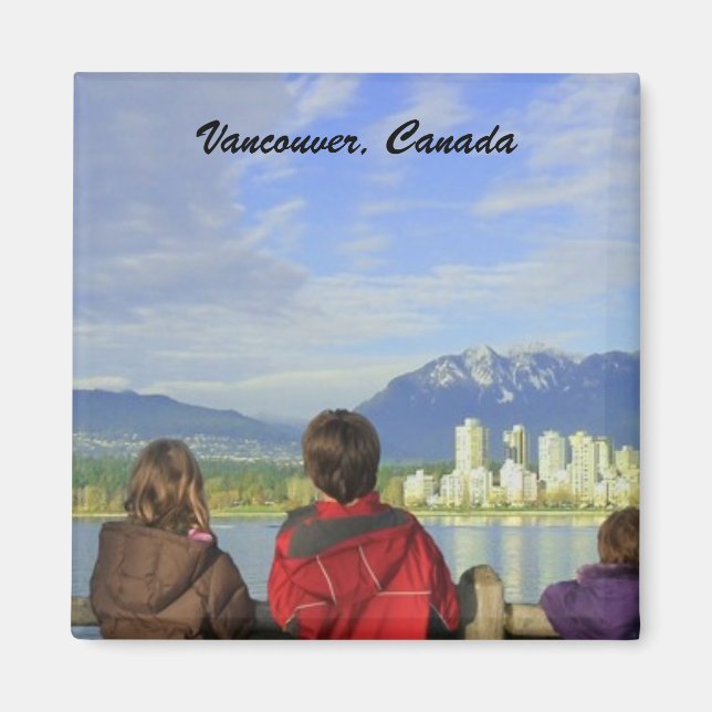 Imán Vancouver, Canadá Magnet (Frente)