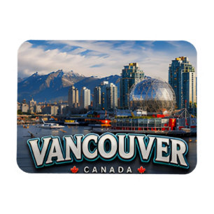 Imán Vancouver Canadá Montañas del Pacífico Viajes Urba