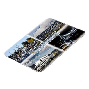 Imán Vancouver - Canadá - Mosaico -