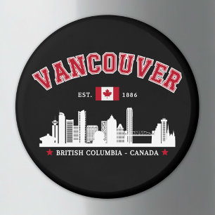 Imán Vancouver Canada Skyline   Iconic City Design