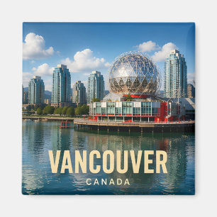 Imán Vancouver Columbia Británica Ciudad Viaje