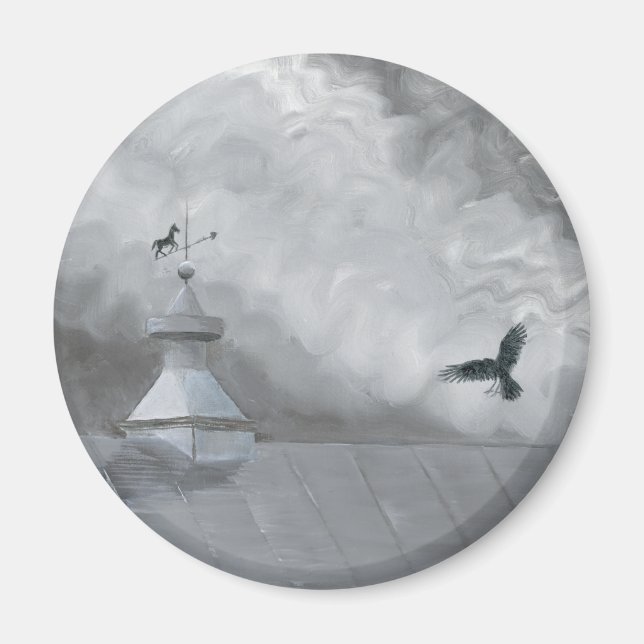 Imán Vane de cuerdas y clima (Frente)