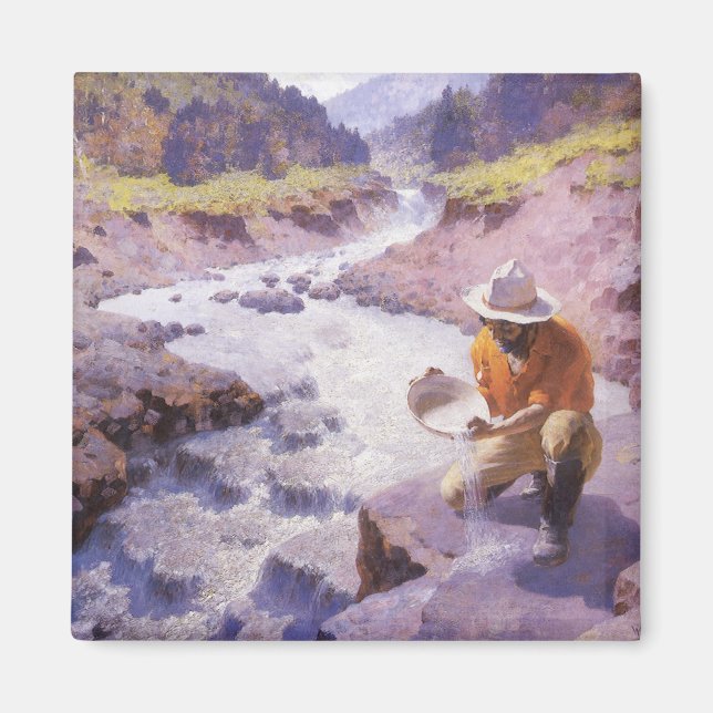 Imán Vaqueiro Antiguo, Cata de Oro, Wyoming de Leigh (Frente)