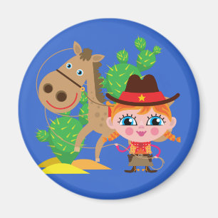Imán Vaquera y caballo