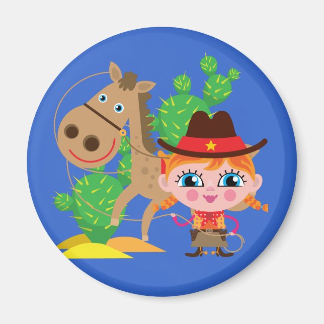 Imán Vaquera y caballo (Frente)