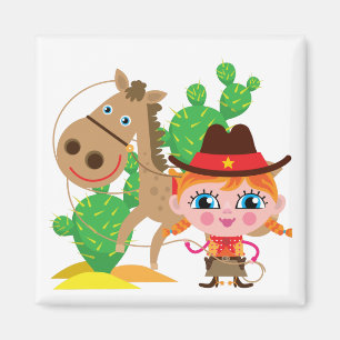 Imán Vaquera y caballo