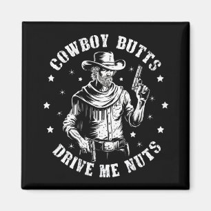 Imán Vaquero Butts Me Conduce Nueces Vaqueros Gay Vinta
