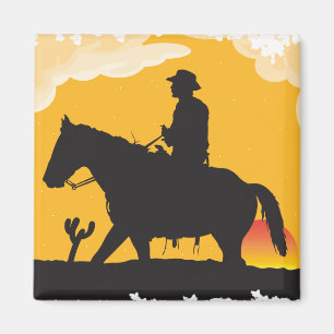 Imán Vaquero de la puesta del sol