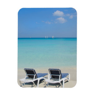 Imán Varadero, Cuba. Arena y sillas de playa