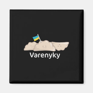 Imán Varenyky Comida Ucraniana Cocina Albóndigas Ucrani