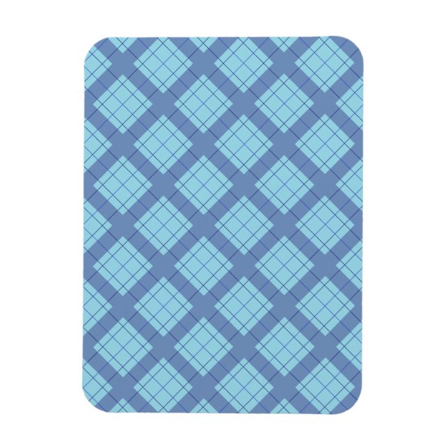 Imán Variación de la placa azul (Vertical)