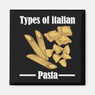Imán Variaciones de pasta ingredientes de restaurantes
