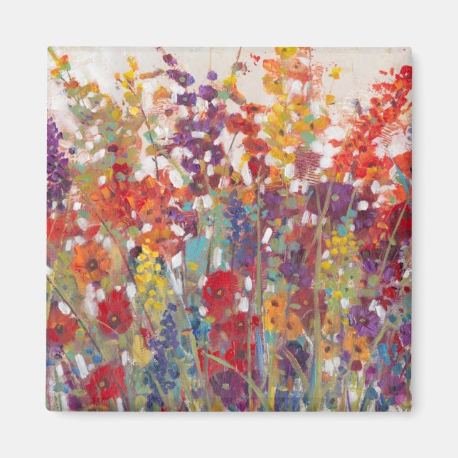 Imán Variedad de flores (Frente)