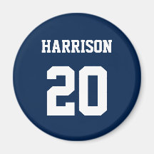 Varios deportes navales azul blanco número de nomb