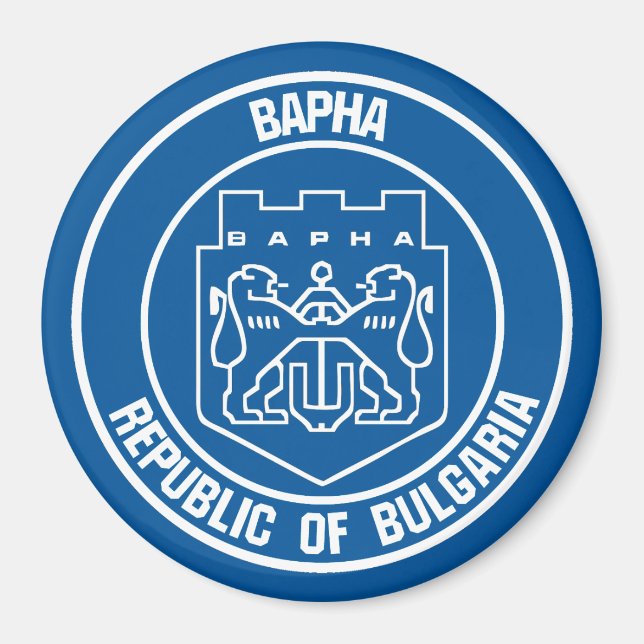 Imán Varna Round Emblem (Frente)