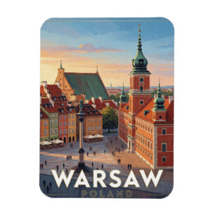 Imán Varsovia Ciudad Antigua Castillo Real Polonia