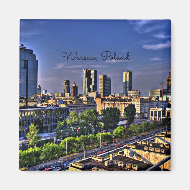Imán Varsovia, Polonia Cityscape (Frente)