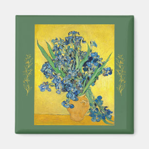 Imán Vase con irlandeses, Vincent Van Gogh