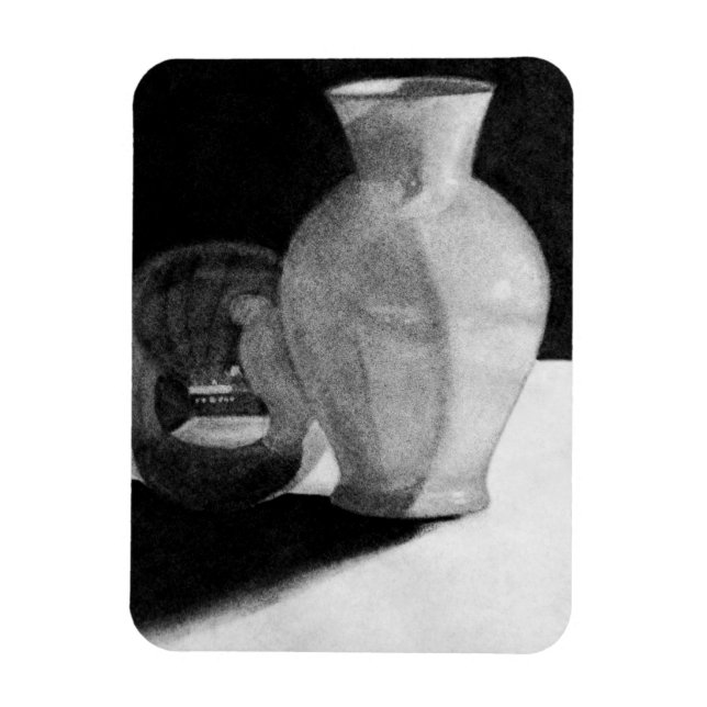 Imán Vase con la esfera (Vertical)