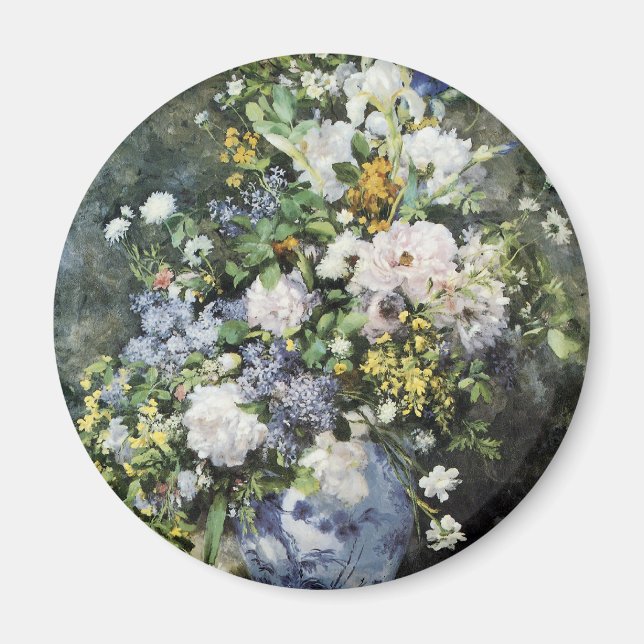 Imán Vase de flores (Frente)