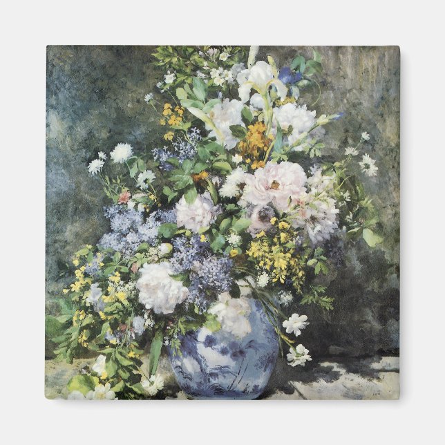 Imán Vase de flores (Frente)