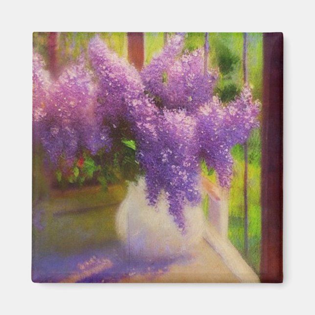 Imán Vase de Lilacs (Frente)