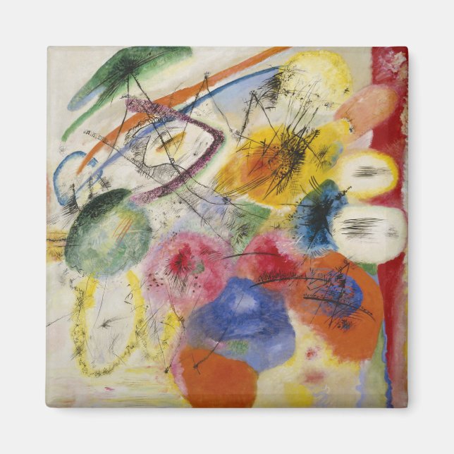 Imán Vasily Kandinsky - Líneas negras (Frente)