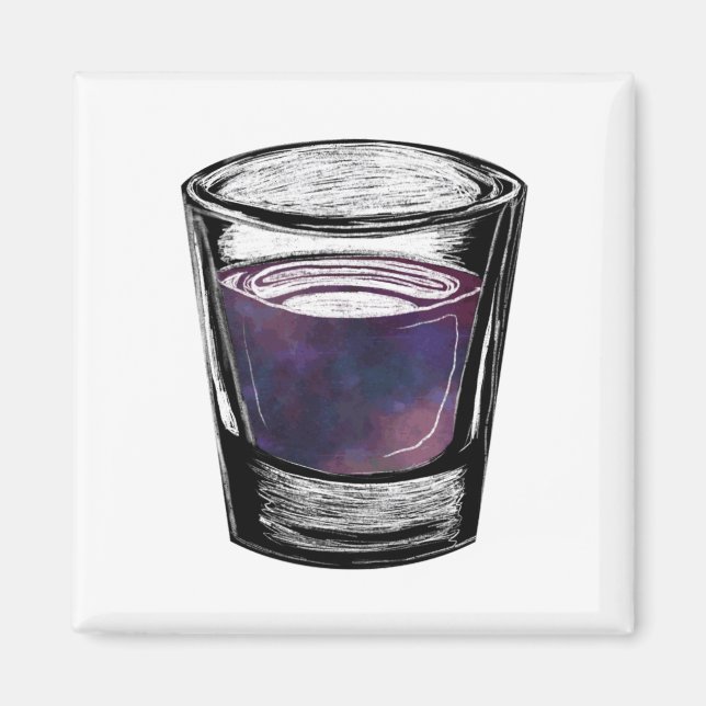 Imán vaso de chupito (Frente)