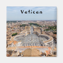 Vaticano, Italia: vista aérea de la Plaza de San P
