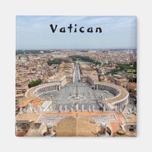Imán Vaticano, Italia: Vista aérea de la Plaza San Pedr