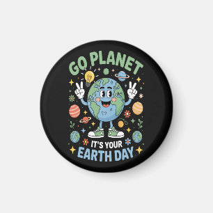Imán Ve planeta es tu día de la Tierra