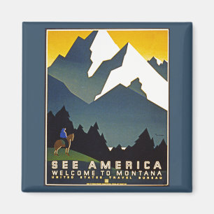Imán Vea América - recepción a Montana