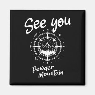 Imán Véalo En Polvo Montaña Usa Vacation Ski Comp 1